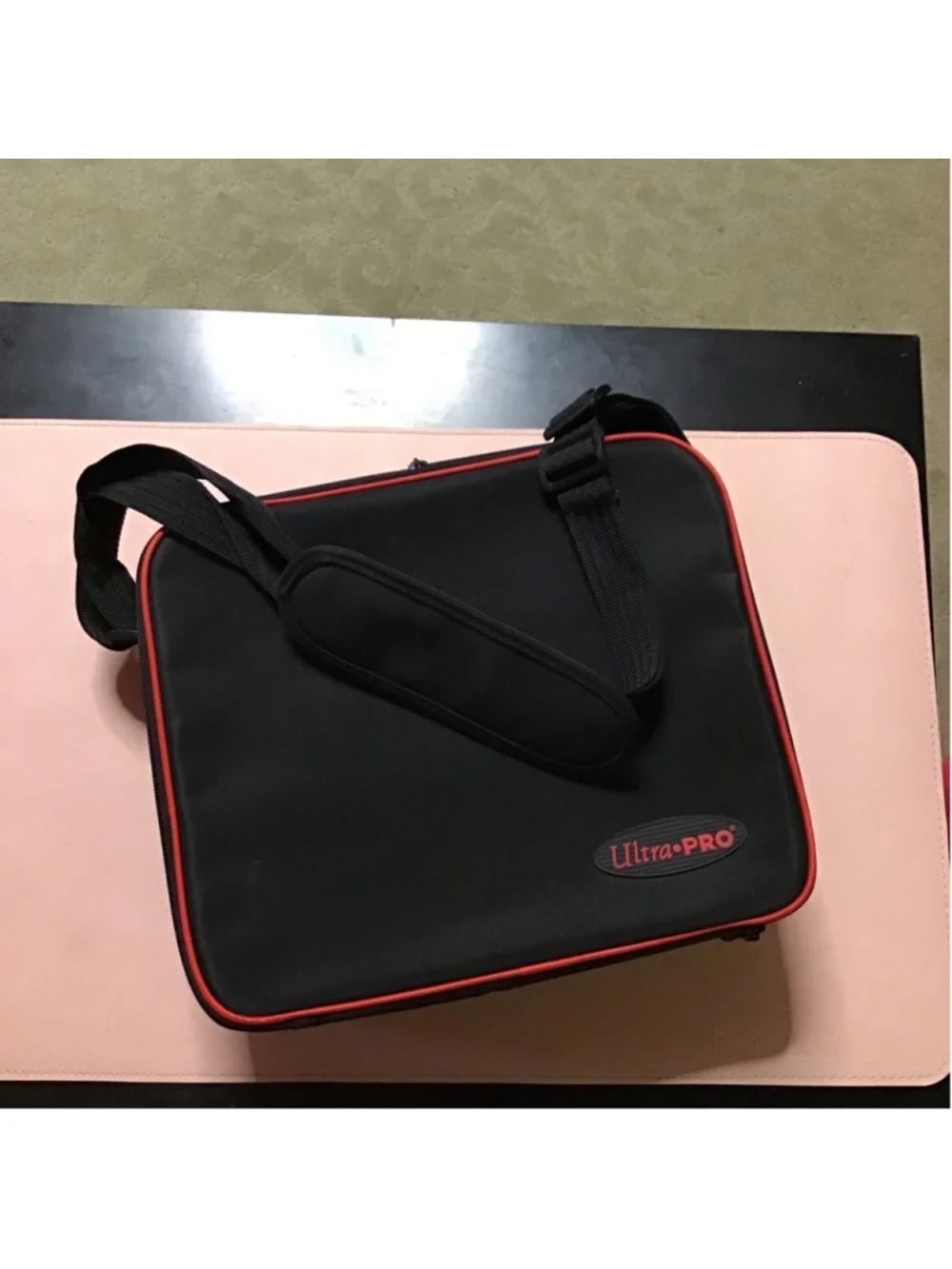 Ultra Pro Black Red Electronics Bag & Case With Dividers